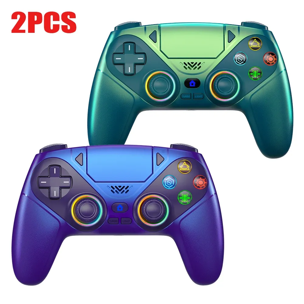 Manette de jeu sans fil RGB pour PlayStation 5 / PS5, avec vibrations Turbo DualSense programmables, manette 3D pour console 15