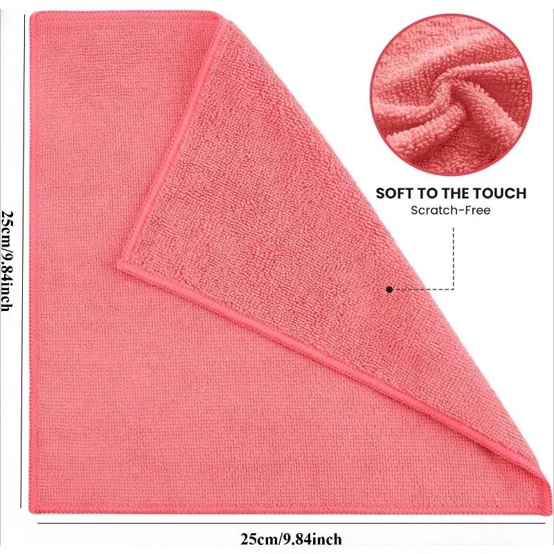 Chiffons en microfibre prêts à l'emploi