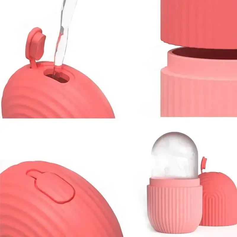 Moule à glaçons en silicone et masseur facial à boule de glace pour le contour des yeux 2