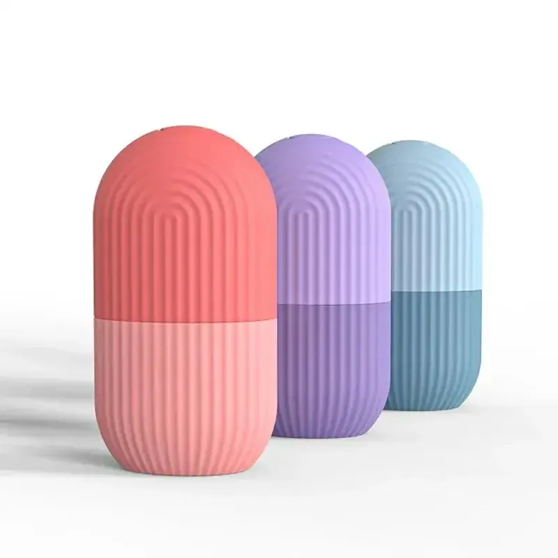 Rouleau de massage glacé en silicone, finition