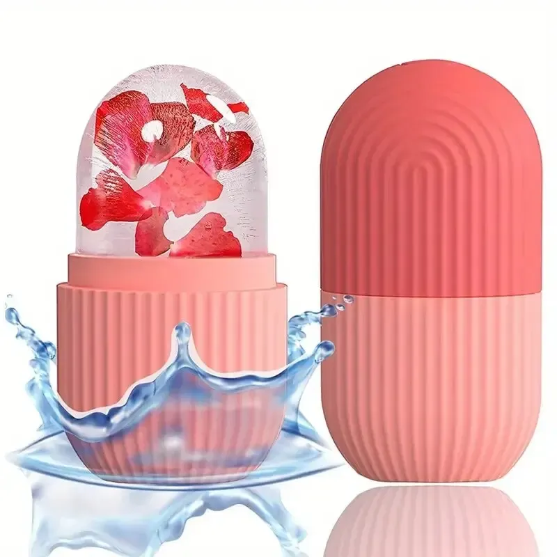 Moule à glaçons en silicone et masseur facial à boule de glace pour le contour des yeux 14