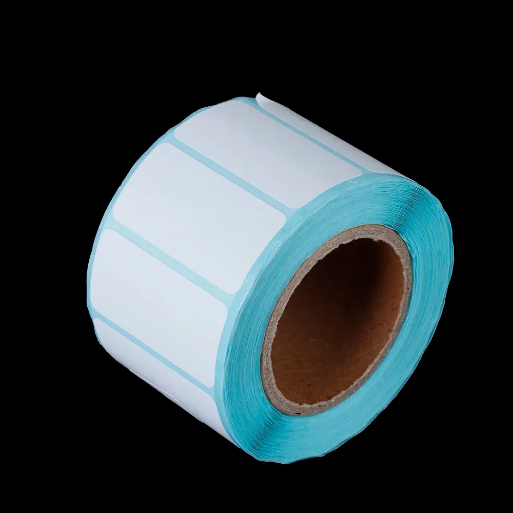 Étiquettes thermiques autocollantes en rouleau