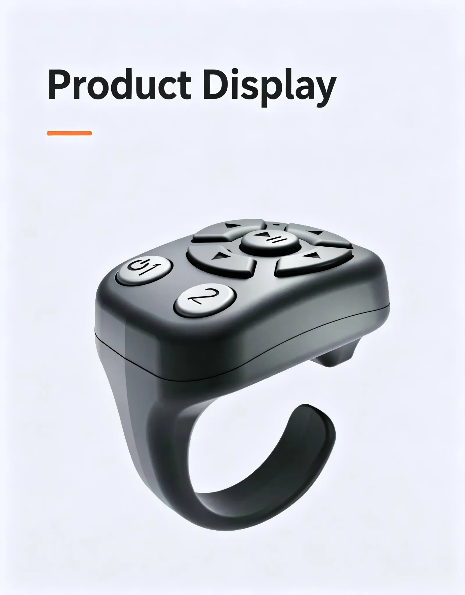 Télécommande bague Bluetooth J6, vue d'ensemble