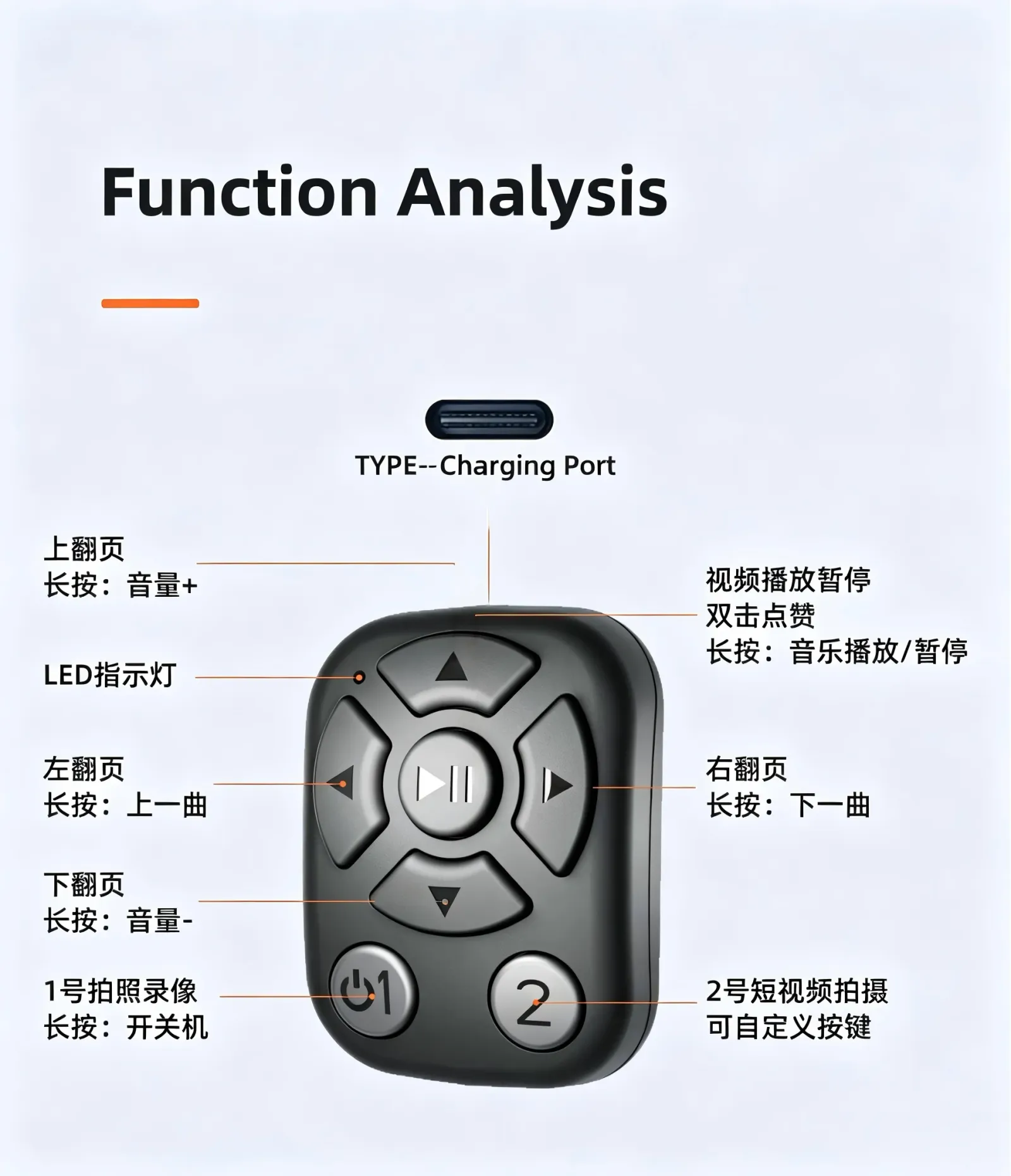 Télécommande bague Bluetooth J6, usage au quotidien