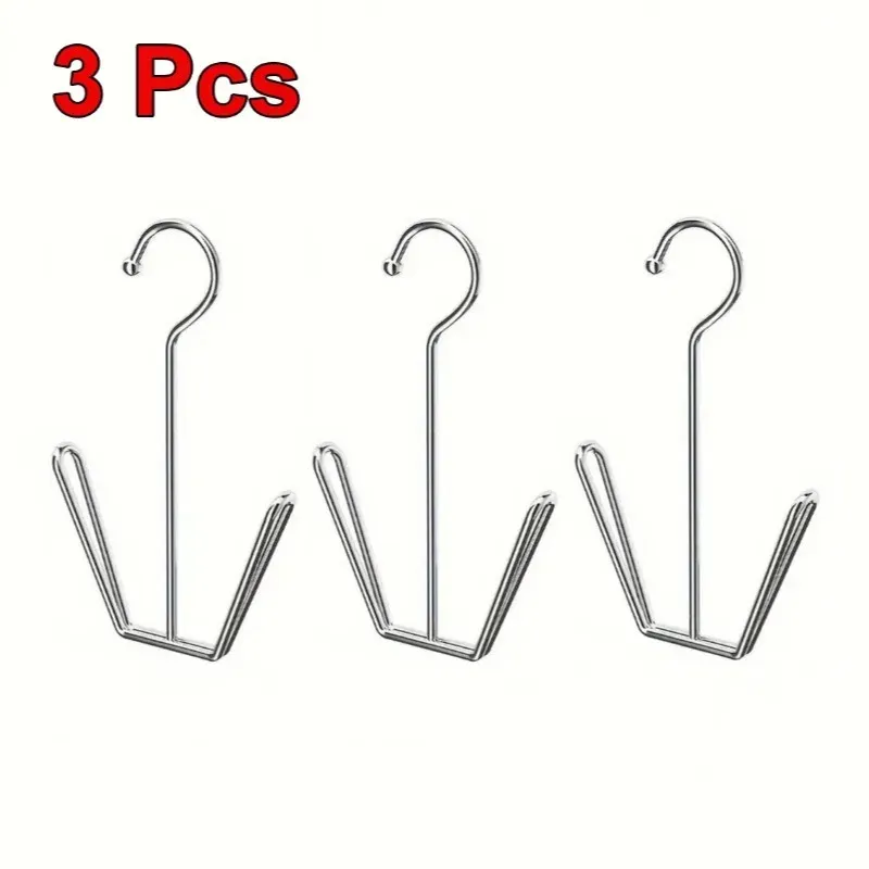 Porte-chaussures durable en acier inoxydable, crochet de rangement en métal peu encombrant pour manteaux, chapeaux et pantoufles, idéal pour l'intérieur, lot de 1, 3 ou 5 pièces 8
