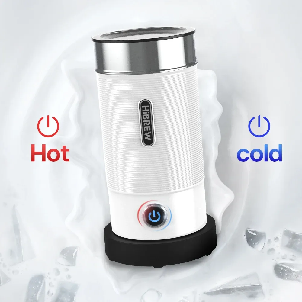 HiBREW Mousseur à lait automatique M1A, chauffe-lait et mélangeur de chocolat, latte froid ou chaud, cappuccino, Cool Touch 2