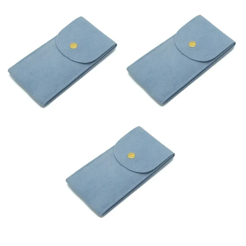Pochette de rangement portable en tissu flanelle pour montre, étui de rangement unique, organisateur de voyage, pochette d'affichage pour hommes et femmes 8