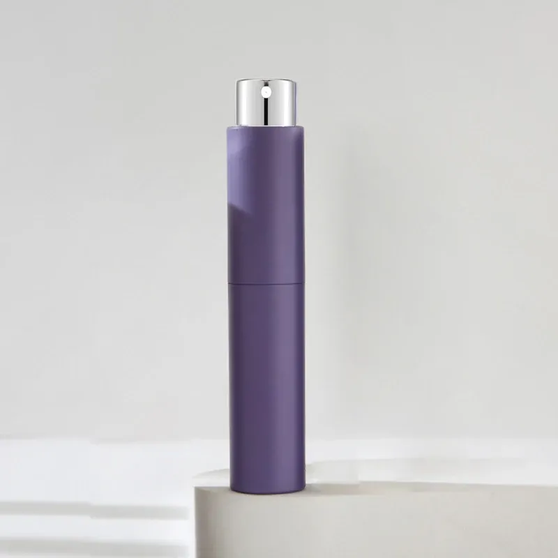 Vaporisateur de parfum de voyage rechargeable 10 ml, flacon vide pour eau de Cologne (noir) 10
