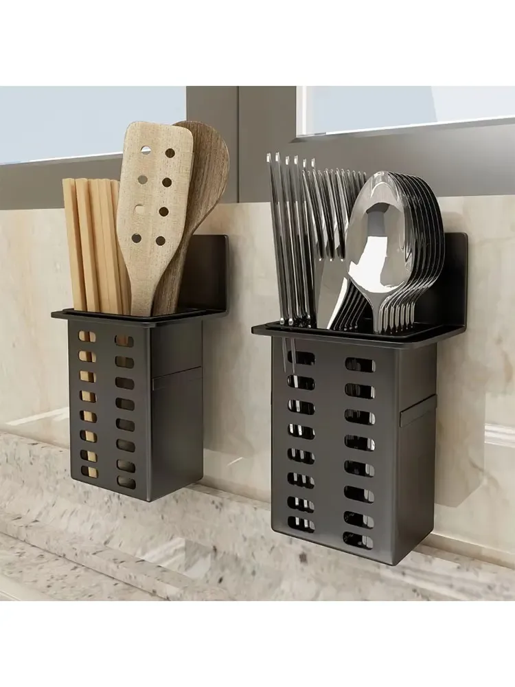 Rangement mural pour couverts et baguettes