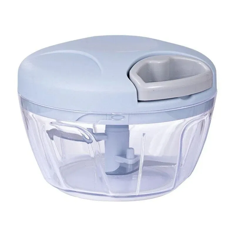 Hachoir manuel à corde 500/900 ml, robot culinaire, broyeur silencieux, essoreuse à salade, coupe-ail et oignon, accessoires de cuisine 9