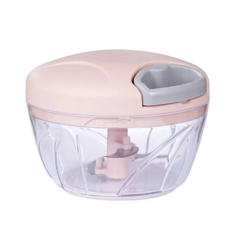 Hachoir manuel à corde 500/900 ml, robot culinaire, broyeur silencieux, essoreuse à salade, coupe-ail et oignon, accessoires de cuisine 8