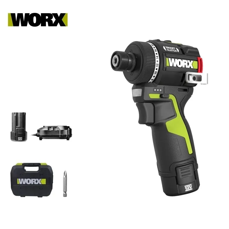 WORX WU139 Tournevis sans fil sans balais 12 V, 50 N·m, mandrin 1/4 pouce, compact - Image 1