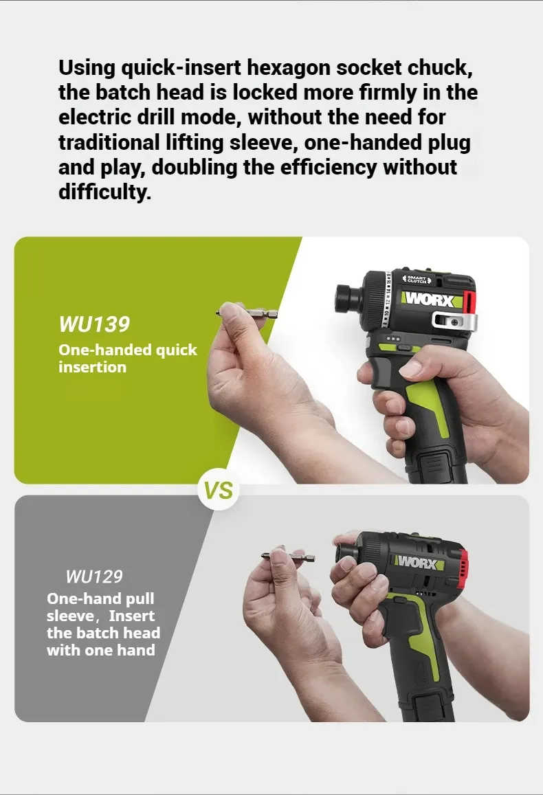 Accessoires du WORX WU139