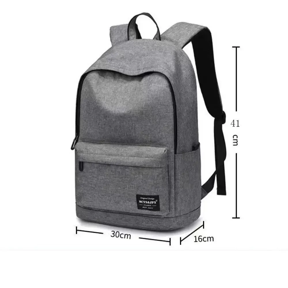Sac à dos minimaliste pour homme à grande capacité, compatible ordinateur, lavable 6