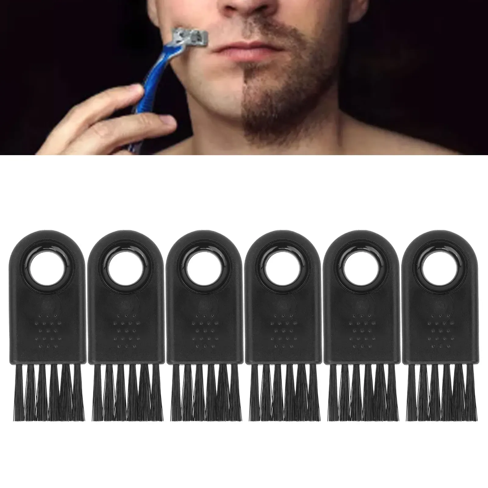 Brosse de Rasage Électrique Multifonctionnelle, Ensemble de 6 Pièces