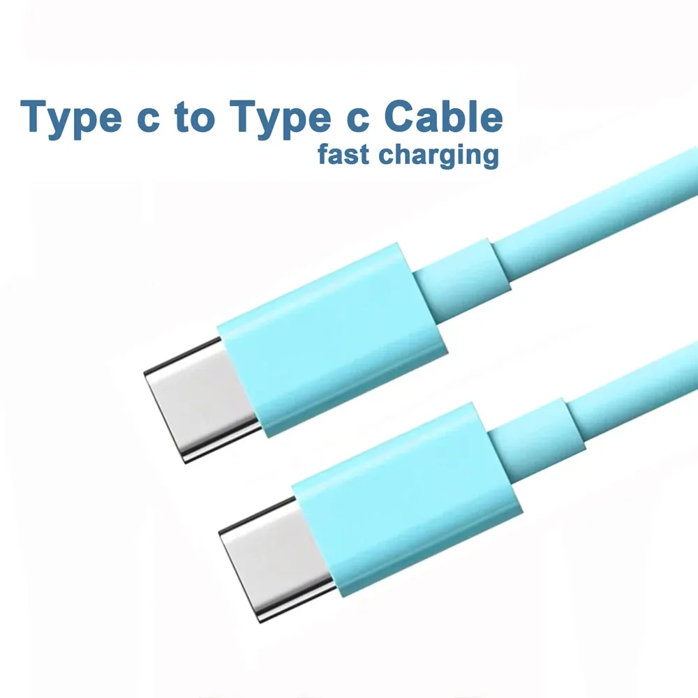 Câble de données USB-C à charge rapide, noir et blanc, PD 60 W, compatible iPhone 15 / 15 Pro, Huawei, Samsung, Xiaomi, 1 m, 2 m, 3 m 8