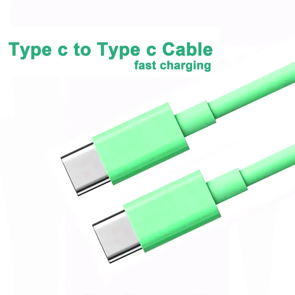 Câble de données USB-C à charge rapide, noir et blanc, PD 60 W, compatible iPhone 15 / 15 Pro, Huawei, Samsung, Xiaomi, 1 m, 2 m, 3 m 13
