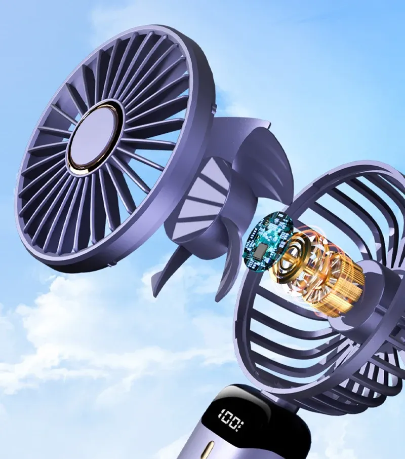 Mini ventilateur de poussette, finitions