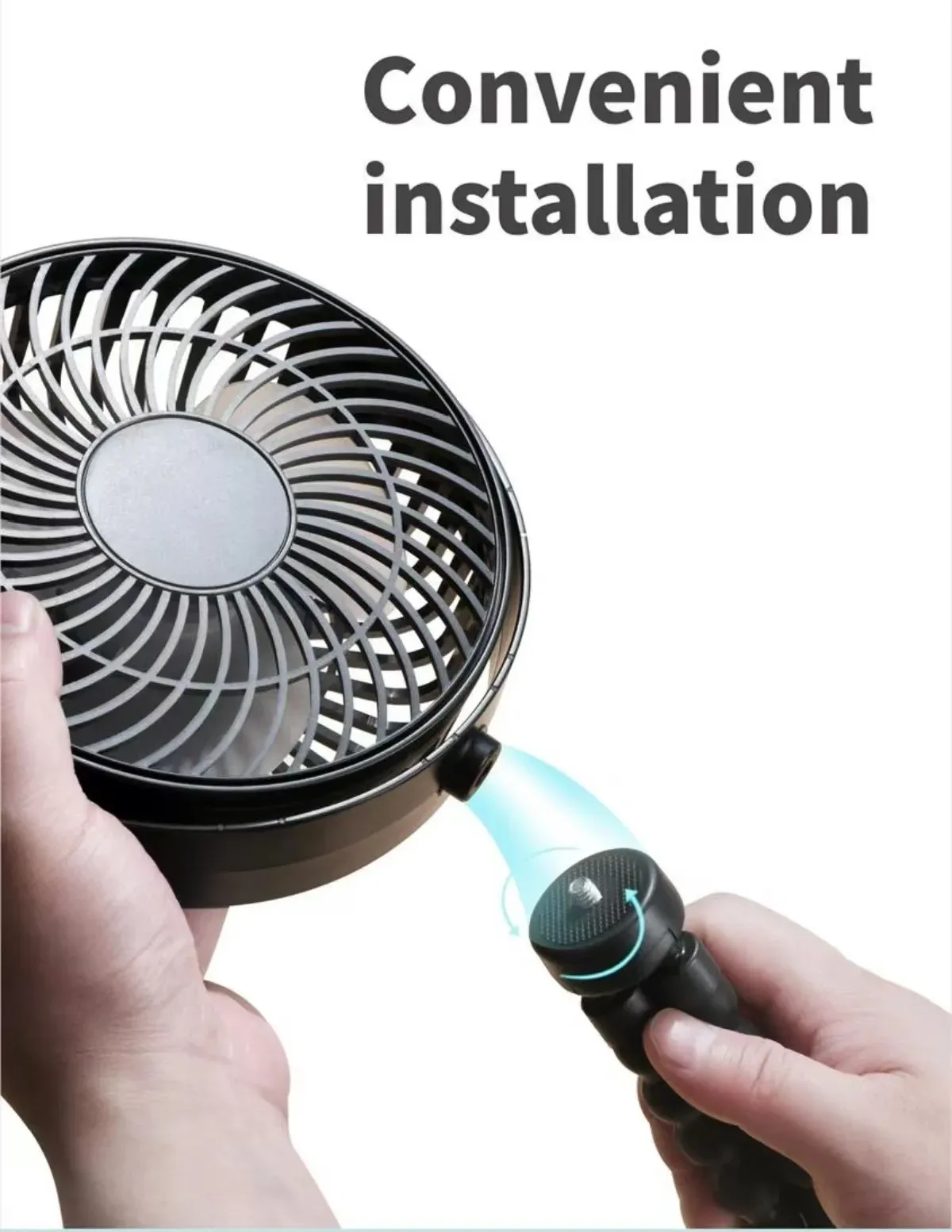 Mini ventilateur de poussette, en balade