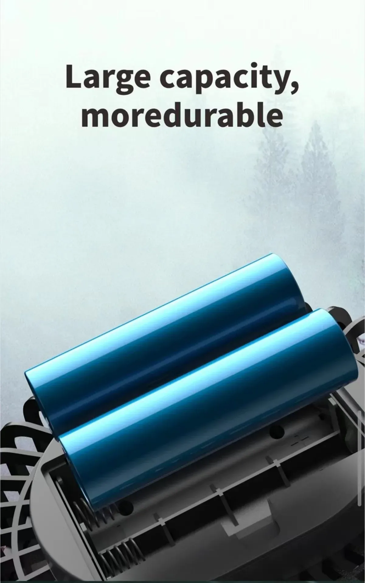 Mini ventilateur de poussette, support téléphone