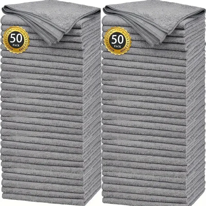 Serviettes en microfibre épaisses, non pelucheuses et réutilisables, pour vitres de voiture