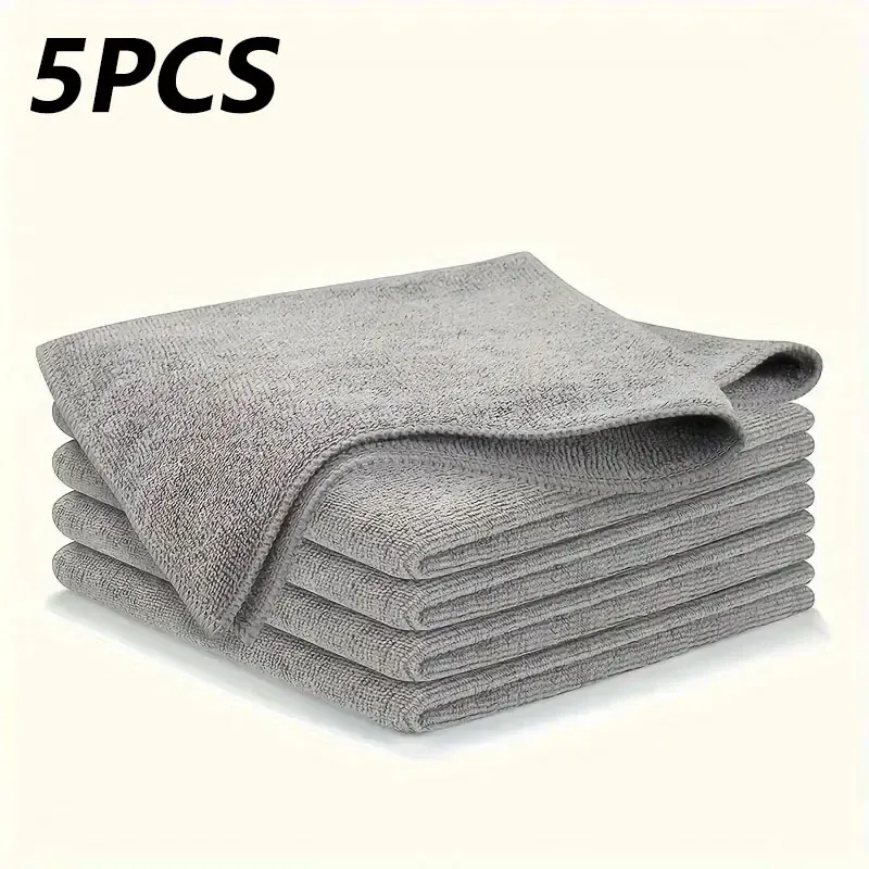 Serviettes en microfibre épaisses, non pelucheuses et réutilisables, pour vitres de voiture 7