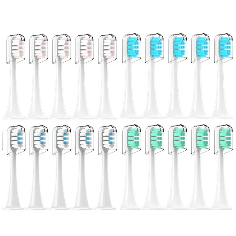 Têtes de brosse de rechange pour brosse à dents électrique sonique Xiaomi Mijia T300, T301 et T500, poils souples DuPont, lot de 4 6