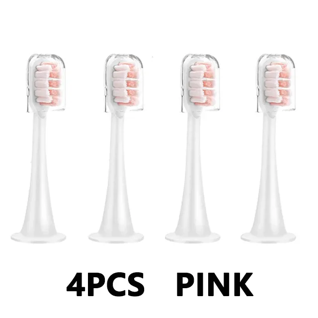 Têtes de brosse de rechange pour brosse à dents électrique sonique Xiaomi Mijia T300, T301 et T500, poils souples DuPont, lot de 4 8