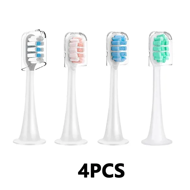 Têtes de brosse de rechange pour brosse à dents électrique sonique Xiaomi Mijia T300, T301 et T500, poils souples DuPont, lot de 4 9