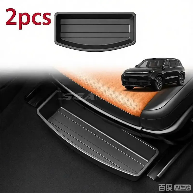 Boîte de rangement universelle pour sièges avant de voiture BLALION, antidérapante, tiroir sous le siège, organisateur en ABS pour accessoires de voiture 8