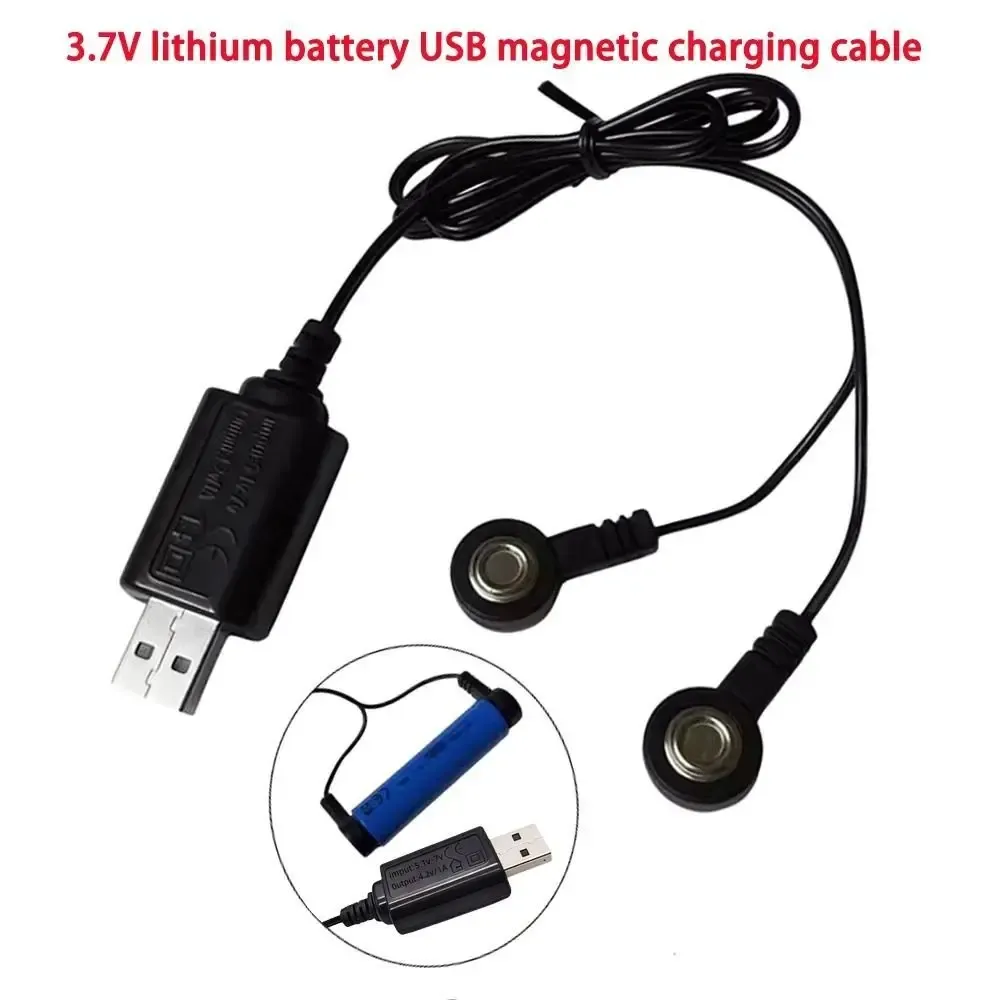 Chargeur magnétique USB pour batterie lithium 3,7 V / 4,2 V, 1 pièce - Image 1