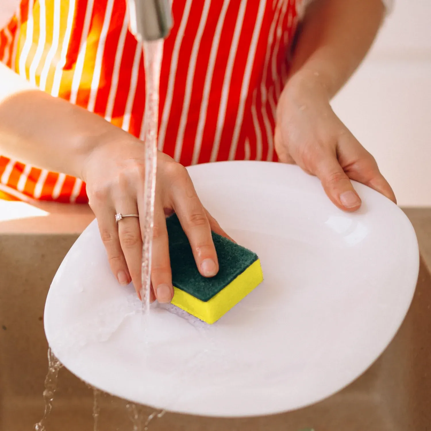 Éponges à vaisselle anti-rayures pour cuisine et salle de bains, lot de 10 à 100 pièces 2