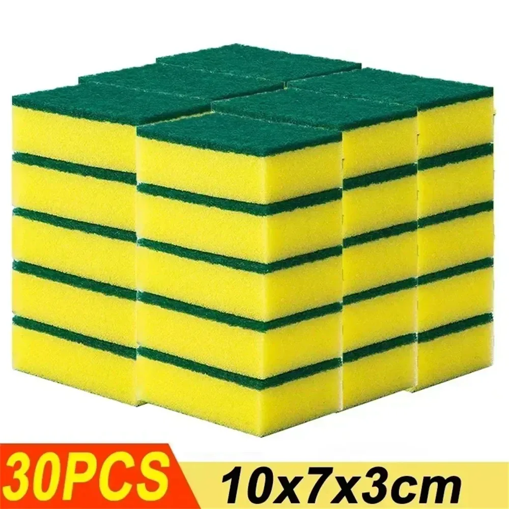 Éponges à vaisselle anti-rayures pour cuisine et salle de bains, lot de 10 à 100 pièces 15