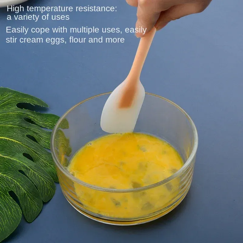 Ustensile de pâtisserie en silicone Cuens, mini spatule résistante à la chaleur 3