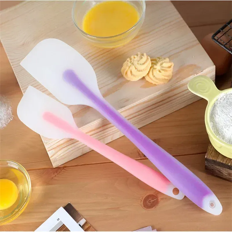 Spatule en silicone pâtisserie, gros plan