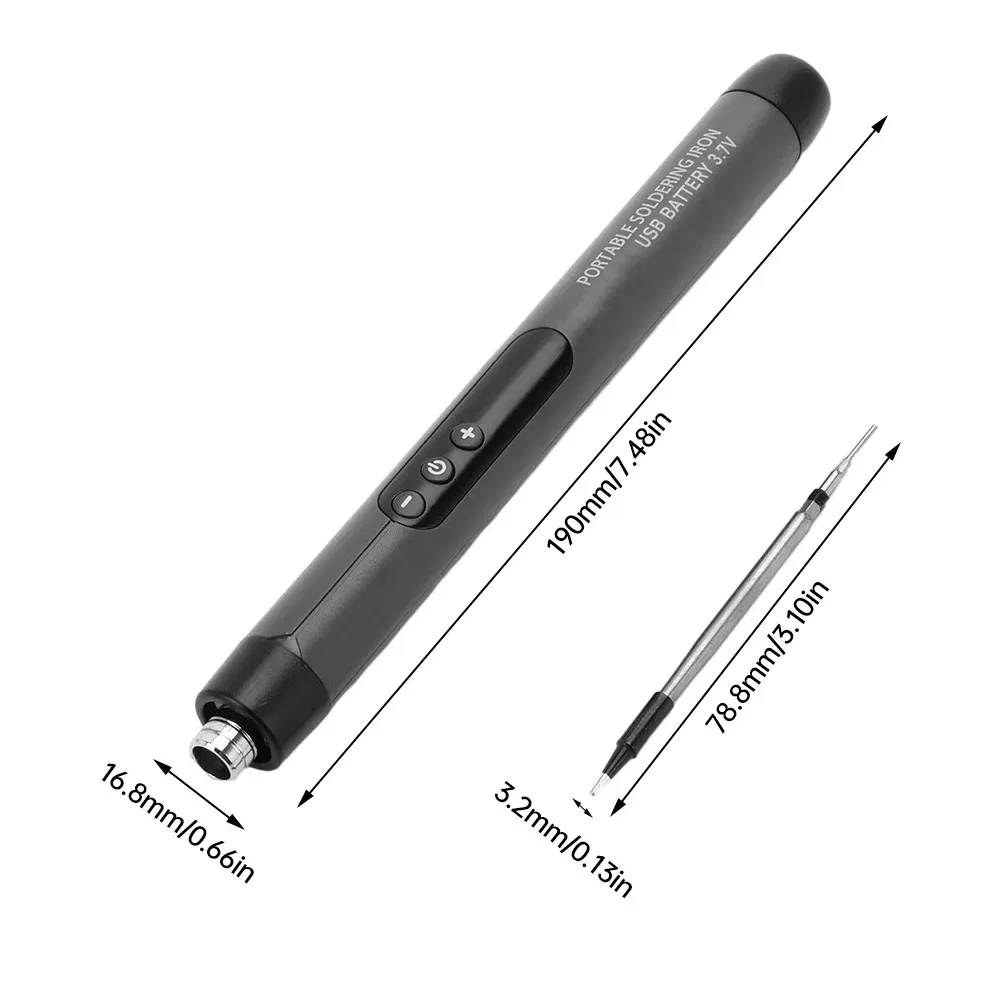 Fer à souder sans fil USB 5 V 8 W à charge rapide, batterie lithium, portable, pour réparation et soudage 6