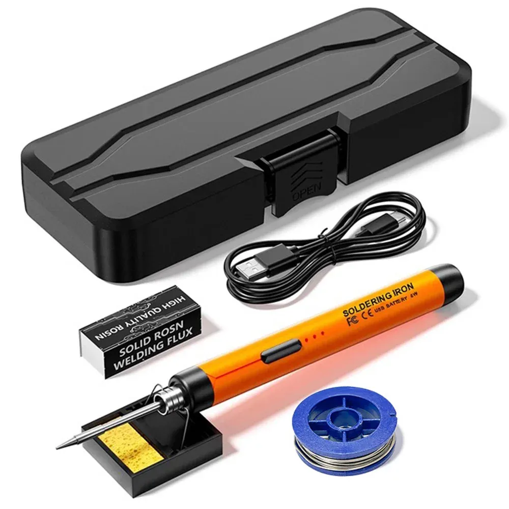 Fer à souder sans fil USB 5 V 8 W à charge rapide, batterie lithium, portable, pour réparation et soudage 8