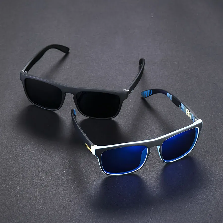 Lunettes de soleil polarisées carrées, vue finale
