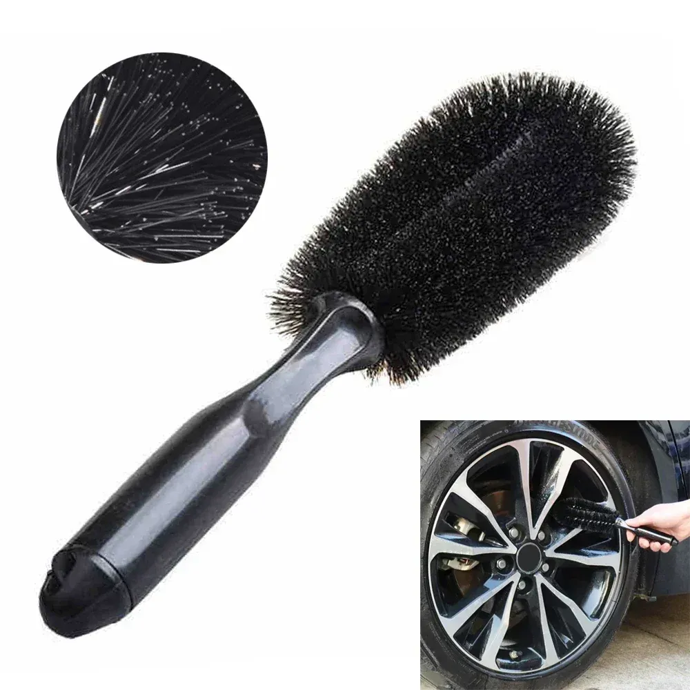 Brosse de nettoyage pour jantes et pneus, pour voiture, moto et camion 4