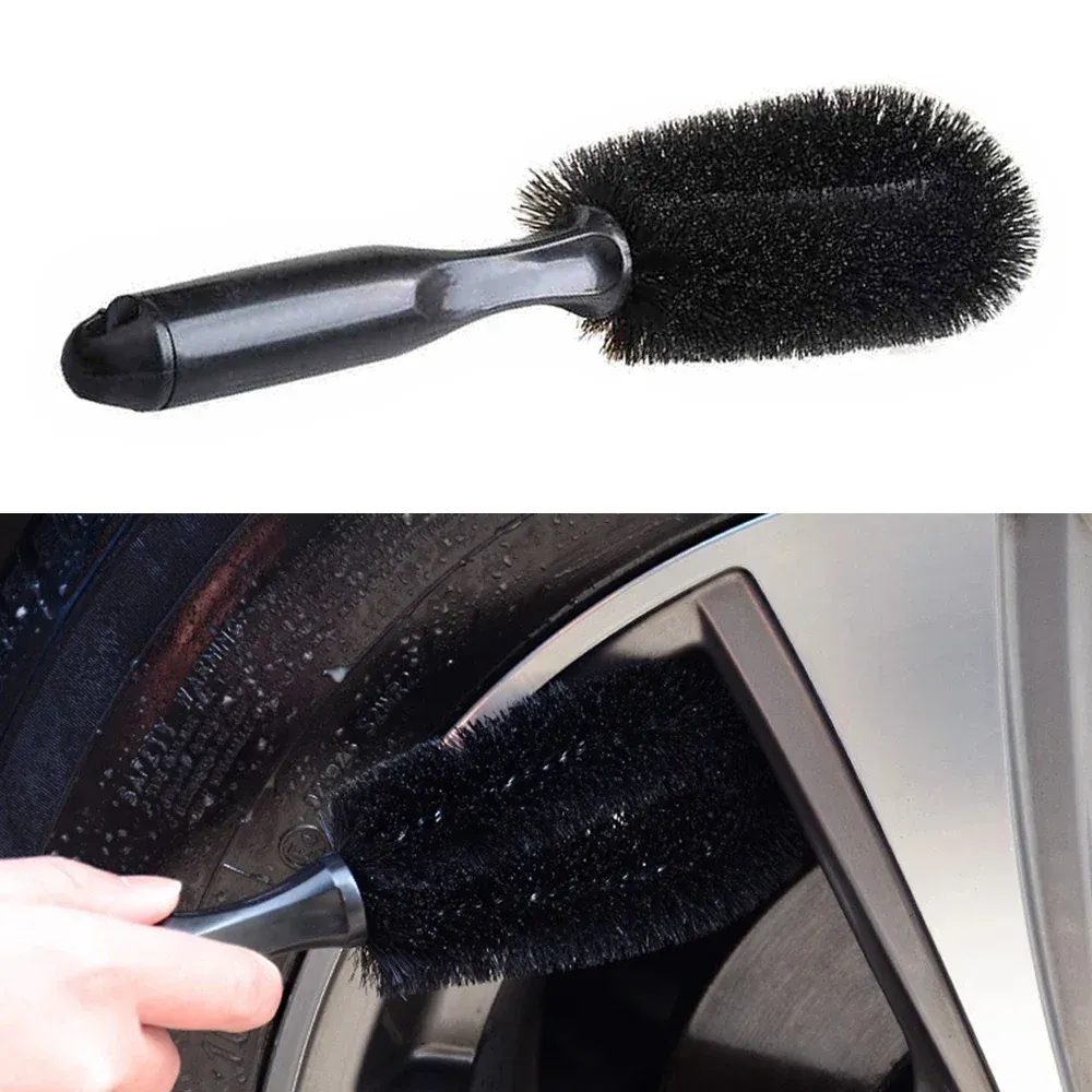 Brosse de nettoyage pour jantes, usage dépoussiérage