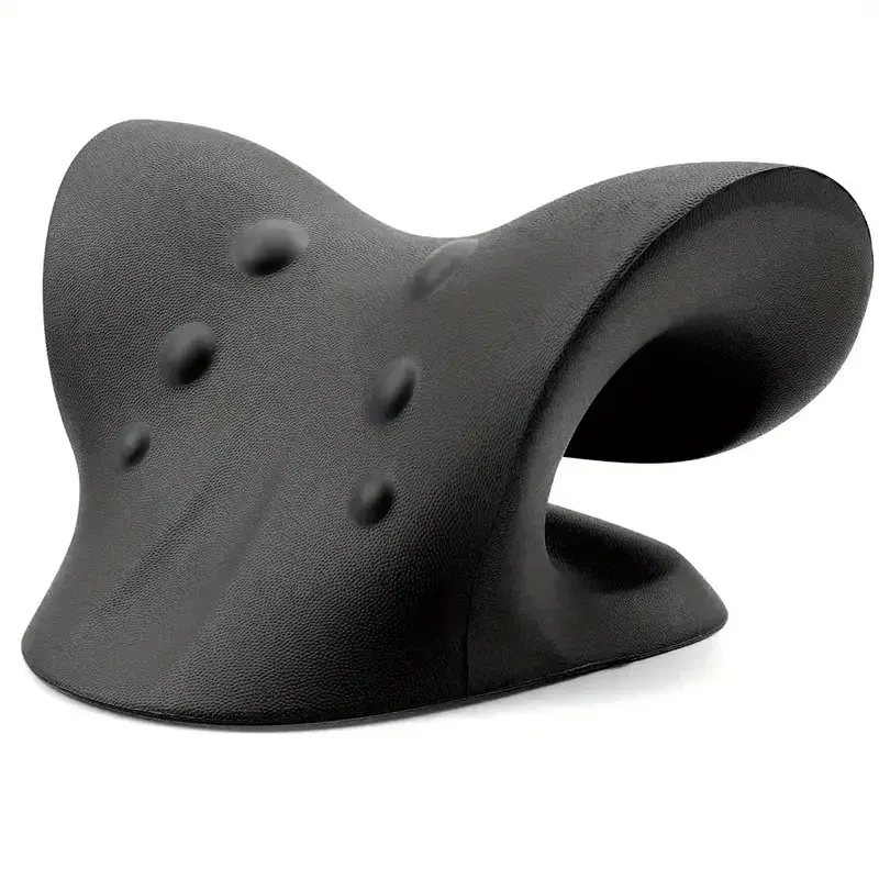 Civière de cou et d'épaule, relaxant de la colonne cervicale, dispositif de traction, relaxation musculaire, oreiller de massage, correction chiropratique 9