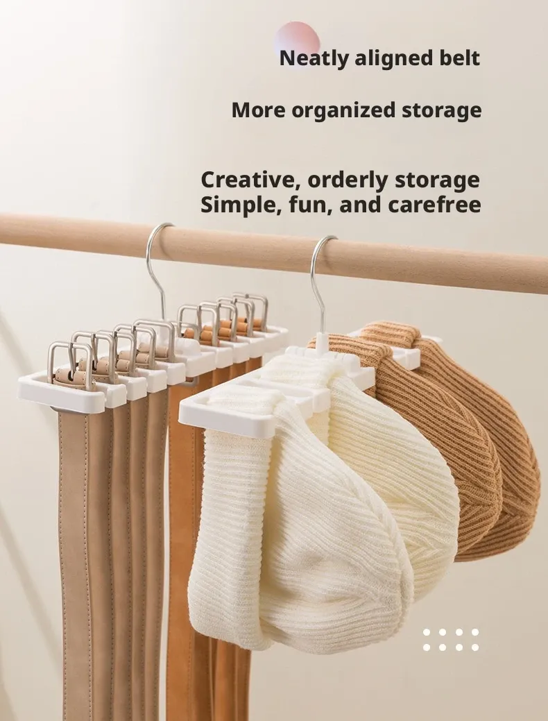 Organisateur de ceintures pour armoire, vue d'ensemble