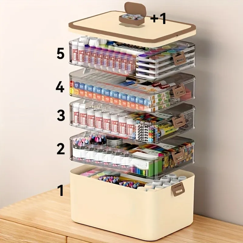 Boîte de rangement intégrée dans un meuble