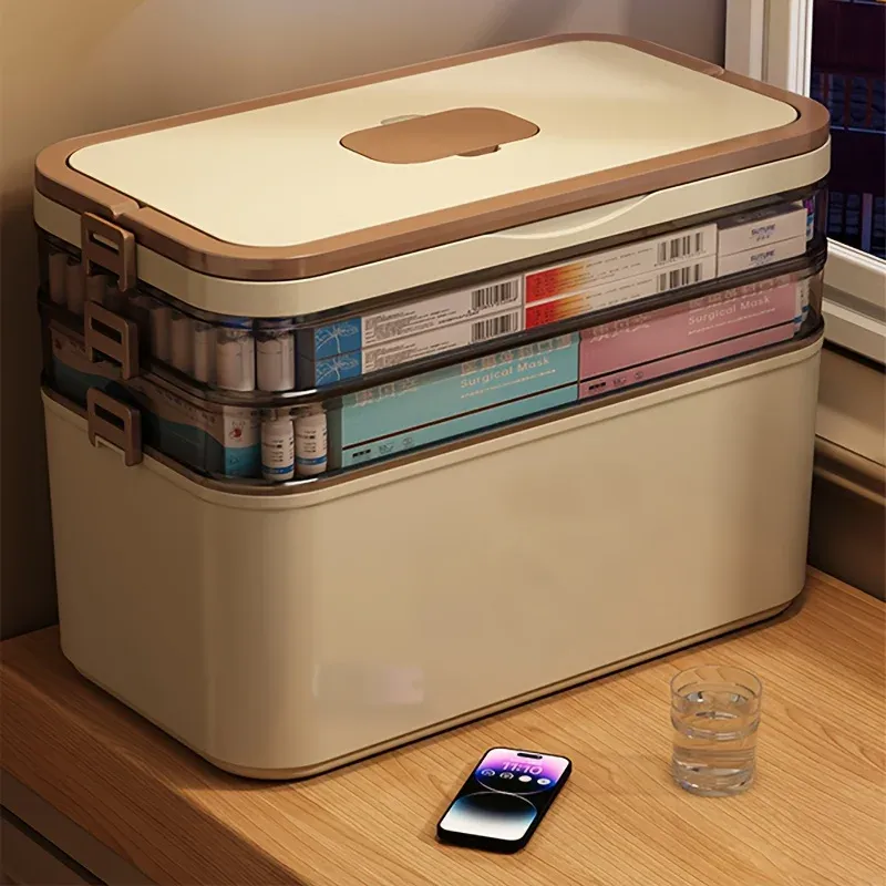 Ambiance d'un espace de rangement organisé