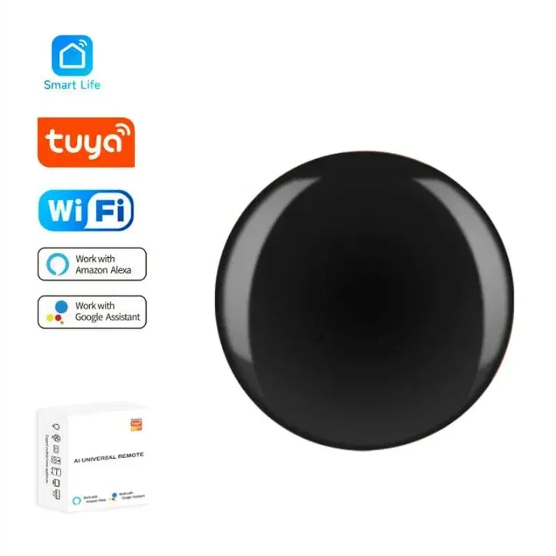 Tuya – Télécommande infrarouge intelligente Wi-Fi, contrôleur infrarouge universel pour climatiseur, compatible Alexa et Google Home