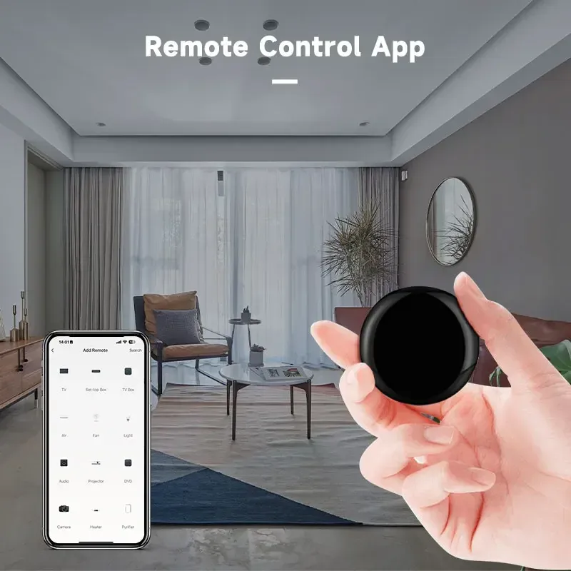 Tuya – Télécommande infrarouge intelligente Wi-Fi, contrôleur infrarouge universel pour climatiseur, compatible Alexa et Google Home 4