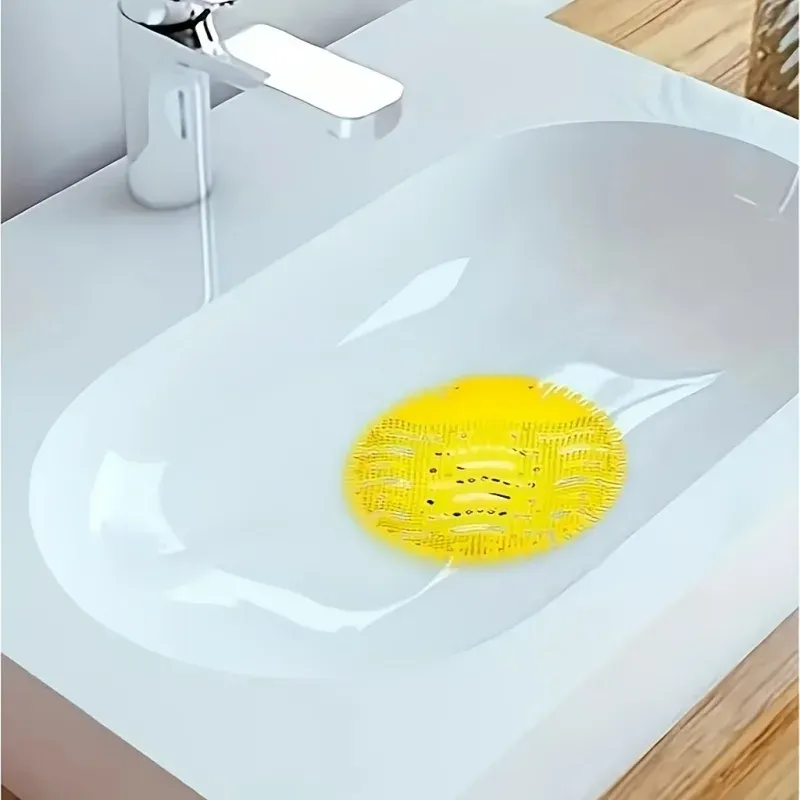 Tapis désodorisant pour urinoir, mise en place