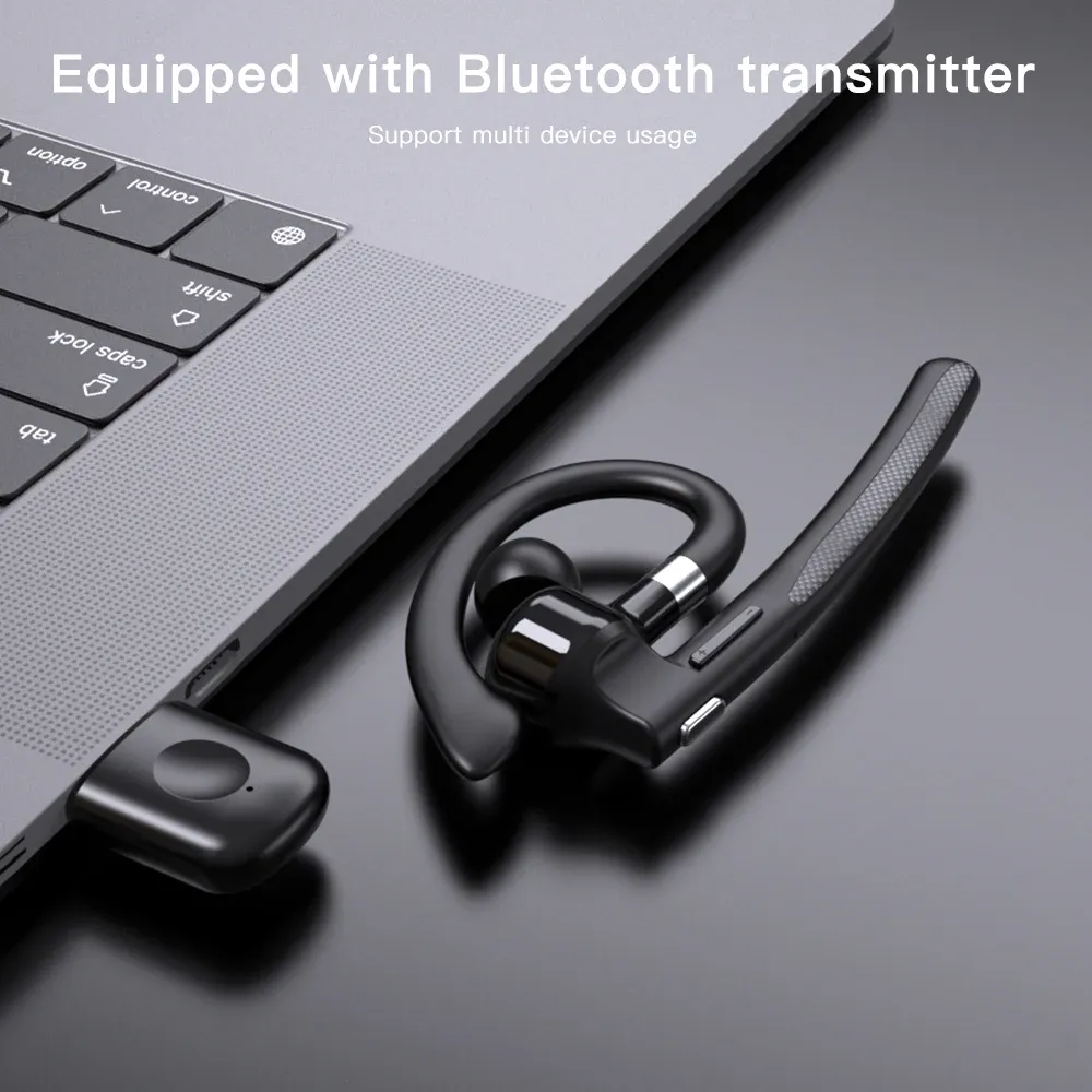Écouteurs Bluetooth 5.4 sans fil avec micro ENC et réduction du bruit, casque stéréo mains libres pour smartphones 3