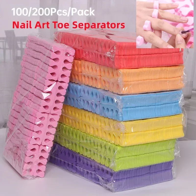 Séparateurs d'orteils pour nail art, éponges pour pieds, vernis gel UV doux, outils de beauté, kit de manucure et pédicure - Image 1