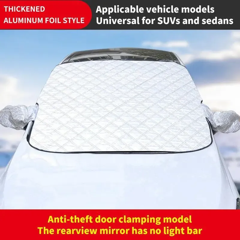 Housse de protection imperméable pour pare-brise de voiture, contre le soleil et la neige 5